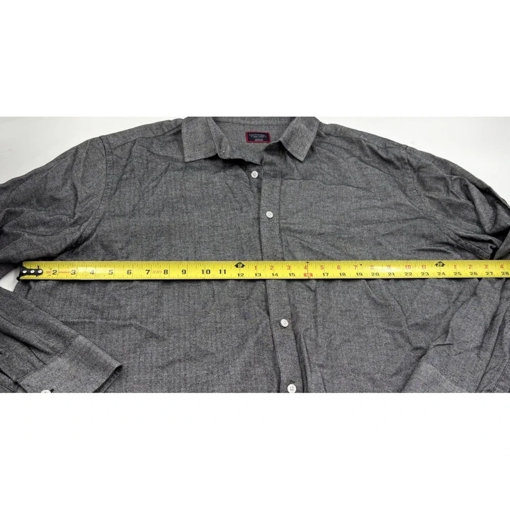 UNTUCKit‎ Men's 3XL Librando Cotton Gray Long Sleeve Dress Shirt